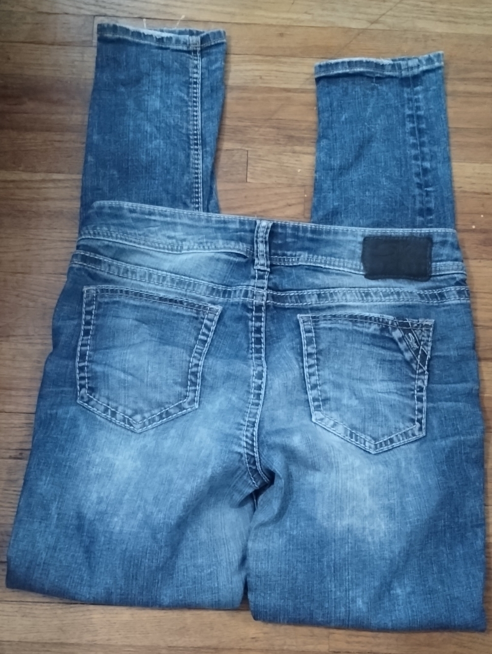 Silver Jeans Men's Faded Blue Straight Jeans